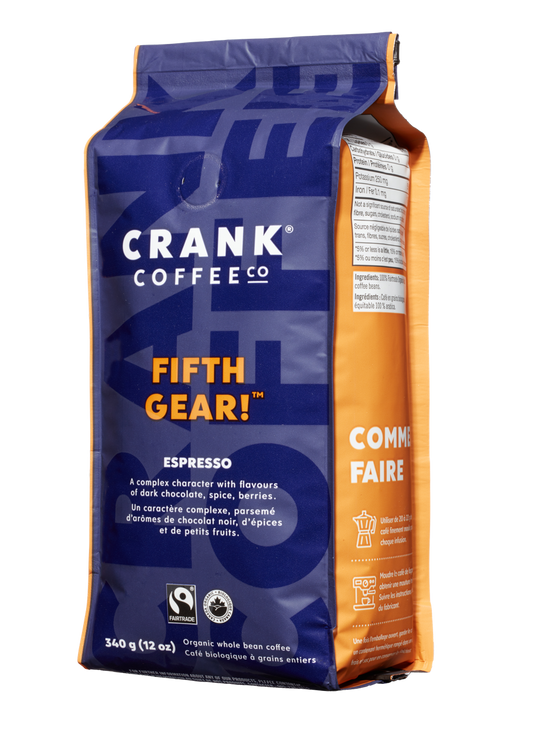 Fifth Gear!™ - Espresso Roast - Whole Bean
