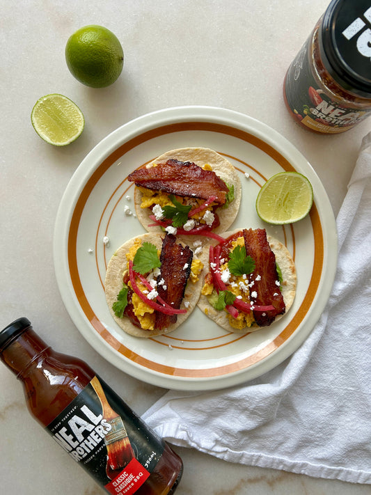 BBQ Glazed Brekky Tacos