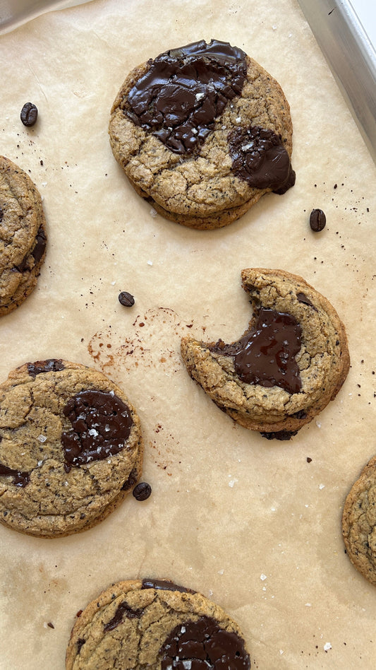 Espresso Brown Butter Chocolate Chip Cookies