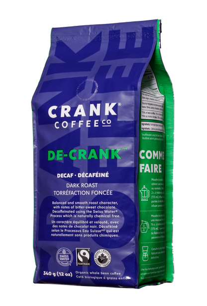 De-Crank™ - Dark Roast Decaf - Whole Bean